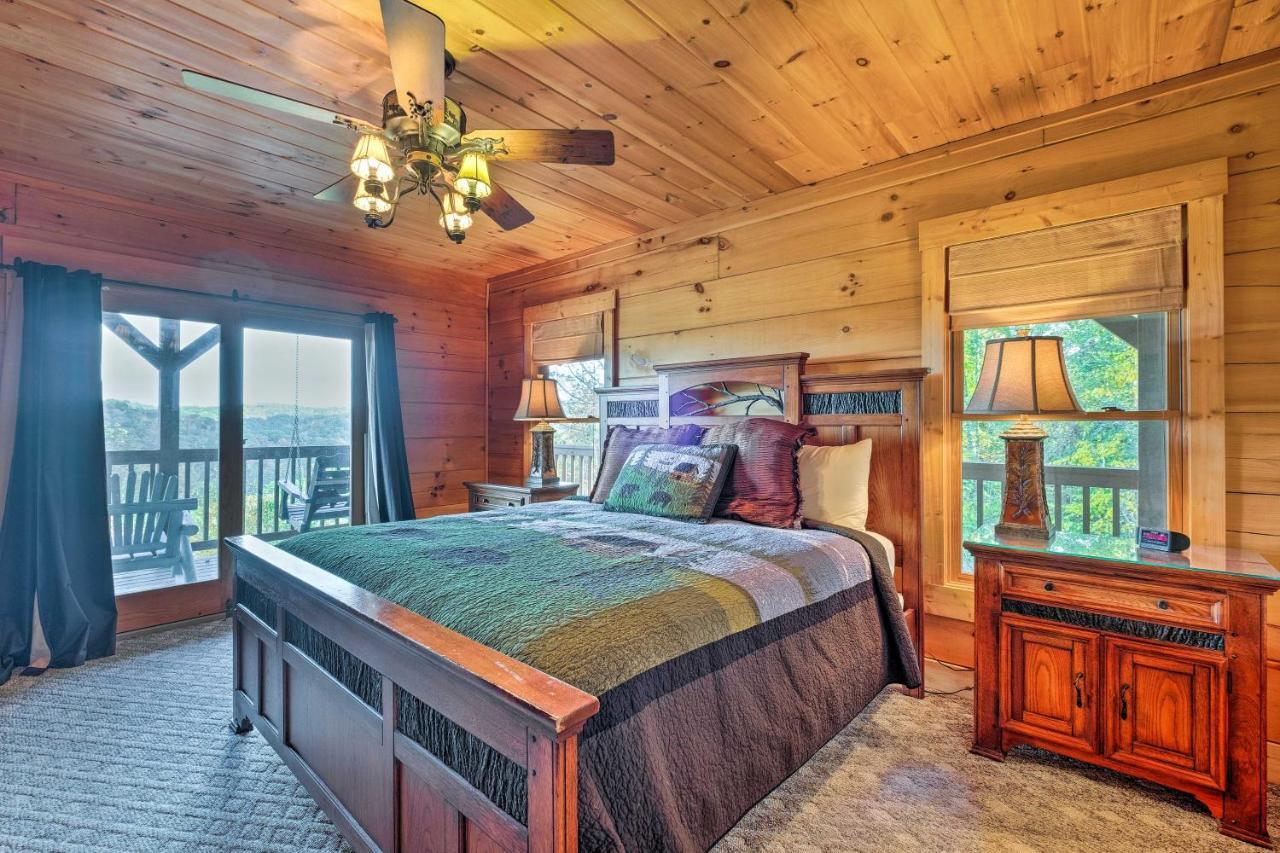 セバービル Pigeon Forge Cabin With Brand New Hot Tub And Views!ヴィラ エクステリア 写真